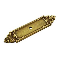 F105 Richelieu Collection Backplate , Sherwood Antique Brass - 4.12 X 1 In.