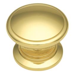 K44 Power & Beauty Collection Knob , Polished Brass - 1.25 In.