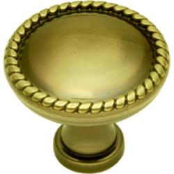 P102 Sherwood Annapolis Solid Brass Cabinet Knob - 1.25 In.