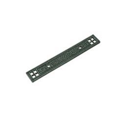 M679 Kingston Backplate For Handle, English Pewter - 3 In.