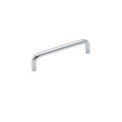 Pw355-26 Polished Chrome Solid Brass Cabinet Wire Pull - 4 In.