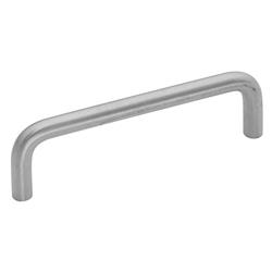 Pw396-26 Polished Chrome Solid Brass Cabinet Wire Pull - 96 Mm.