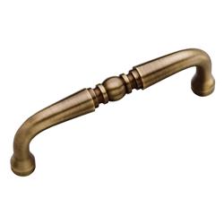 P9719-07 Sherwood Antique Brass Power And Beauty Solid Brass Cabinet Pull - 3 In.