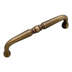 P9720-07 Sherwood Antique Brass Power And Beauty Solid Brass Cabinet Pull - 3.5 In.