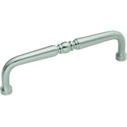 P9721-15 Satin Nickel Power And Beauty Solid Brass Cabinet Pull - 4 In.