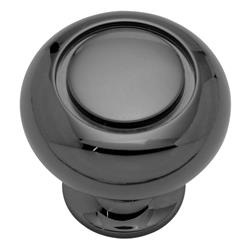 K19-bln Black Nickel Power And Beauty Solid Brass Cabinet Knob - 1.25 In.
