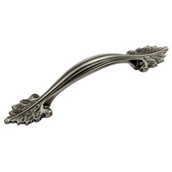 D8-9309 Acanthus Center To Center Handle Cabinet Pull, Antique Nickel - 3.75 In.