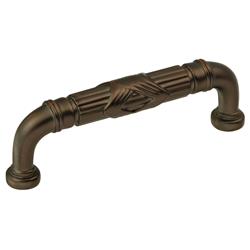 P3622-rb Ribbon And Reed Center To Center Handle Cabinet Pull, Refined Bronze - 3.75 In.