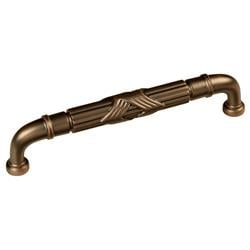 P3623-rb Ribbon And Reed Center To Center Handle Cabinet Pull, Refined Bronze - 6.31 In.