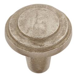 P6200-9300 Riverside Diameter Mushroom Cabinet Knob, Natural White Bronze - 1.25 In.