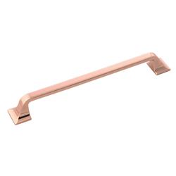 H076704-cp 192 Mm Center To Center Forge Pull, Polished Copper