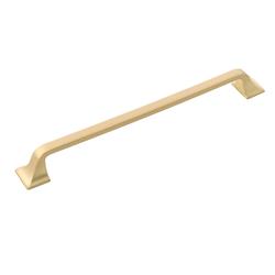 H076705-bgb 224 Mm Center To Center Forge Pull, Brushed Golden Brass