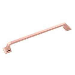 H076705-cp 224 Mm Center To Center Forge Pull, Polished Copper
