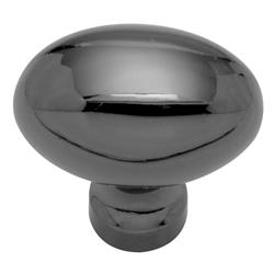 P9176 1.37 X 0.93 In. Oval Cabinet Knob, Polished Brass