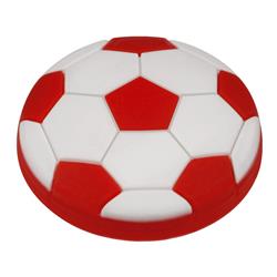 Hh74667-zz 1.625 X 1.62 In. Youth Soccer Ball Knob, Red