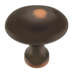 P3058-obh 1.37 X 0.93 In. Williamsburg Knob, Oval - Oil Rubbed Bronze Highlighted