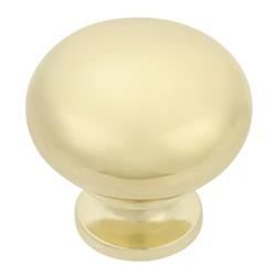 P6091-pb 1.25 In. Dia. Value Knobs, Polished Brass
