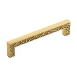 B077136-bgb 5.06 In. Cullet Center To Center Pull - Brushed Golden Brass