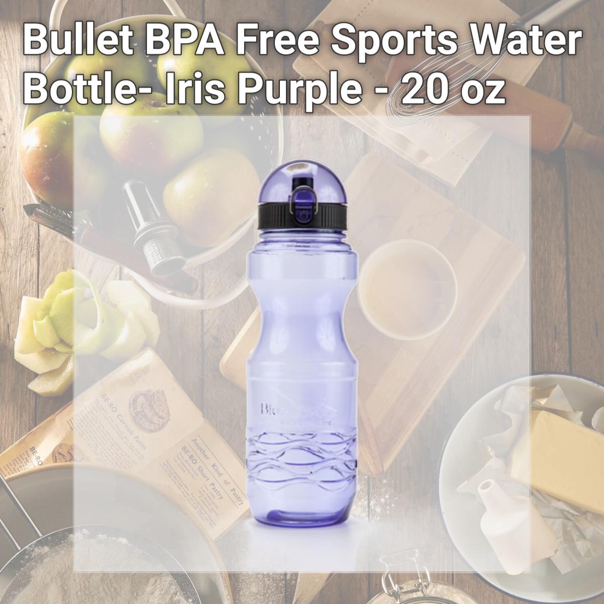 Picture of Bluewave Lifestyle PK06L-55-Purple Bullet BPA Free Sports Water Bottle- Iris Purple - 20 oz