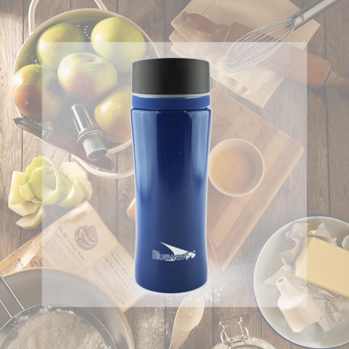 Picture of Bluewave Lifestyle PKDB35A-Blue D2 Double Wall Stainless Steel Insulated Tumbler Mug- Navy Blue - 12 oz