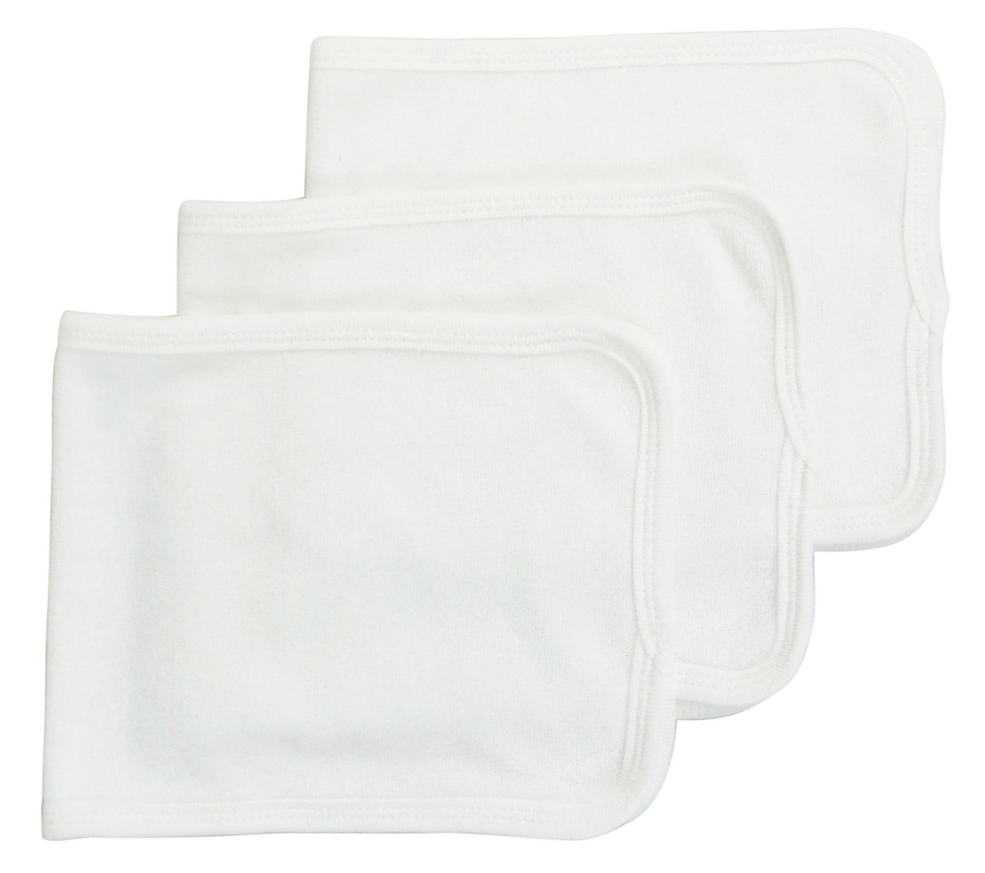 12.25 X 7.5 In. Baby Burpcloth With White Trim - Pack Of 3