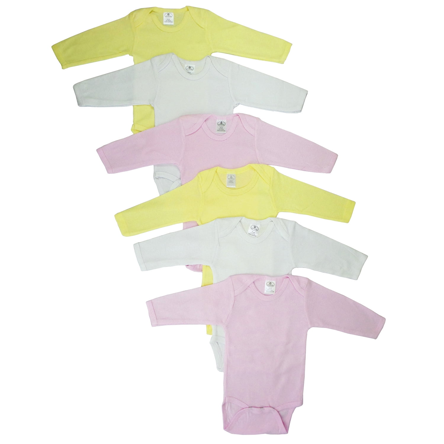 Cs-101nb-101nb Boys Pastel Long Sleeve, Assorted - Newborn