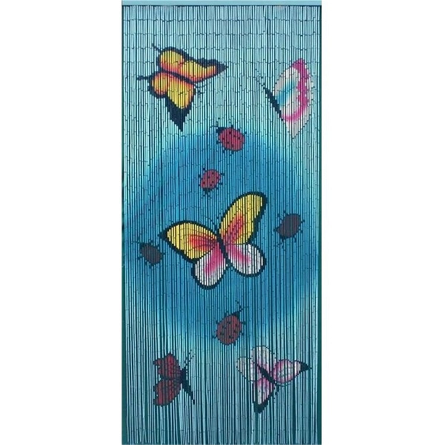 53023 Butterflies Single Curtain Panel