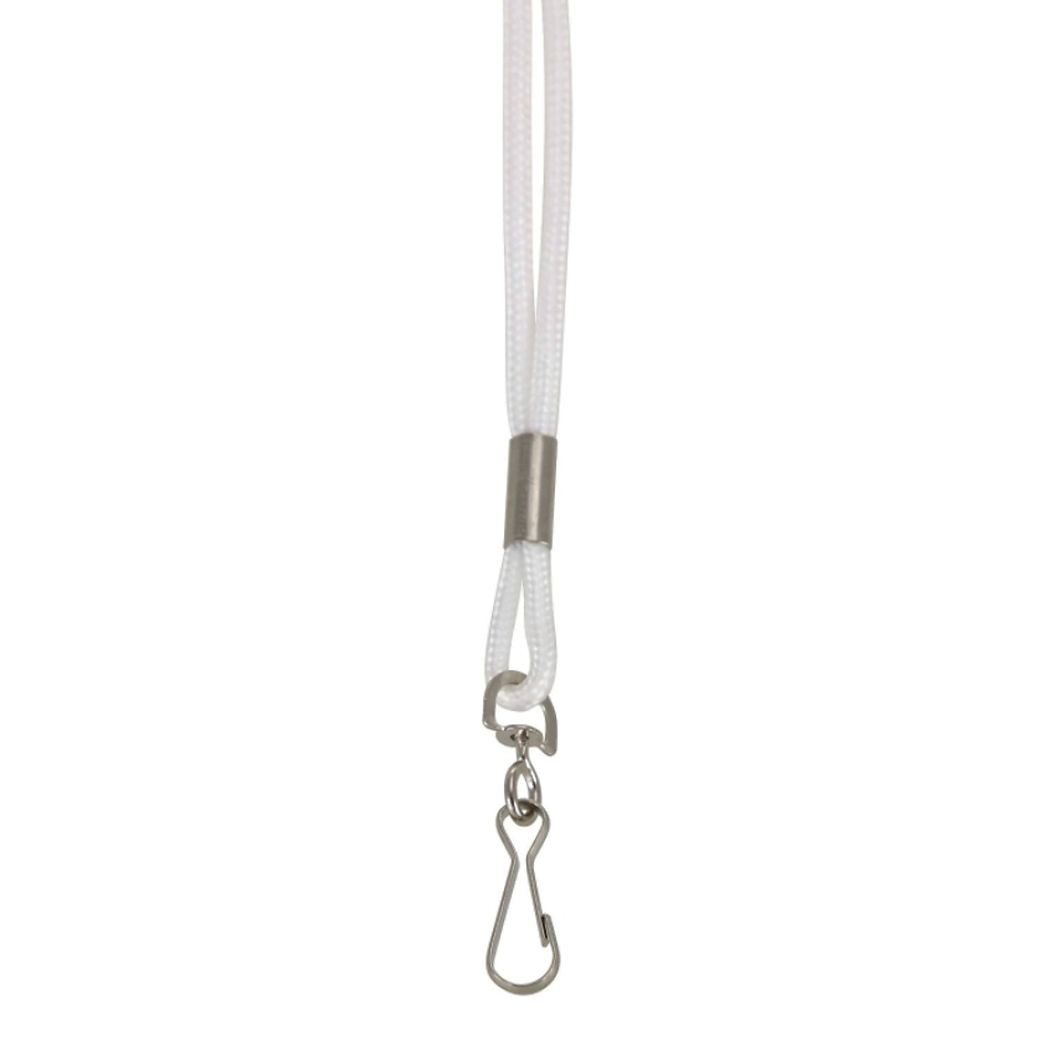 Standard Lanyard Hook Rope Style White (68901)