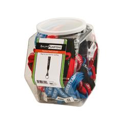 Lanyards Teacher Ring Flat Style Hexagonal Tub Display Of 36 Assorted Colors (98009)