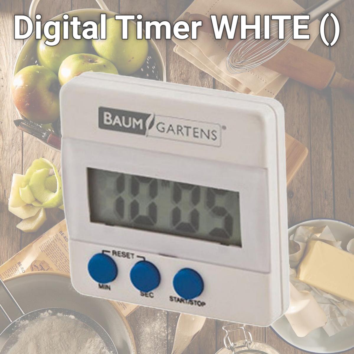 Picture of Baumgartens Digital Timer WHITE (77071)