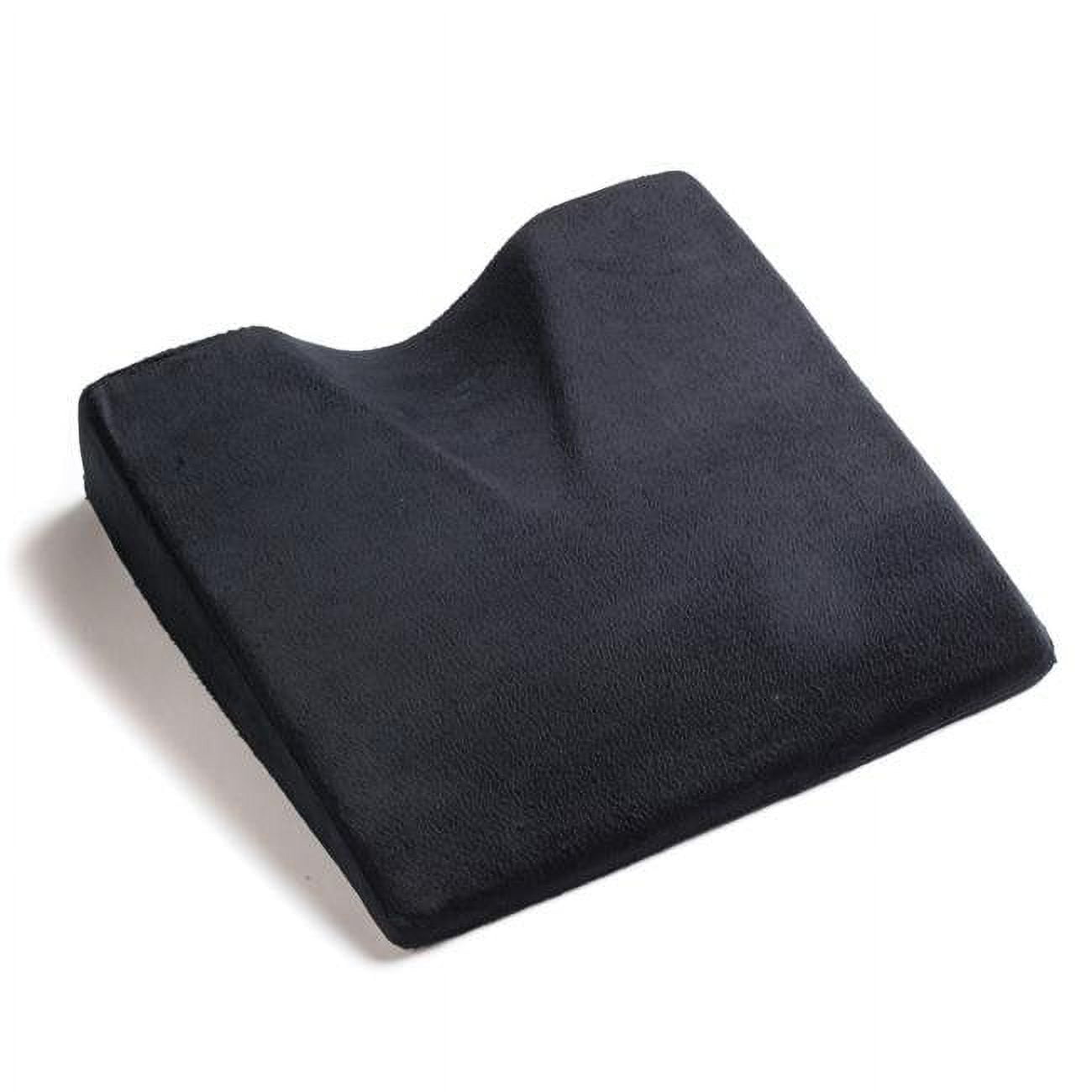 Memory Foam Wedge Seat Cushion, Black