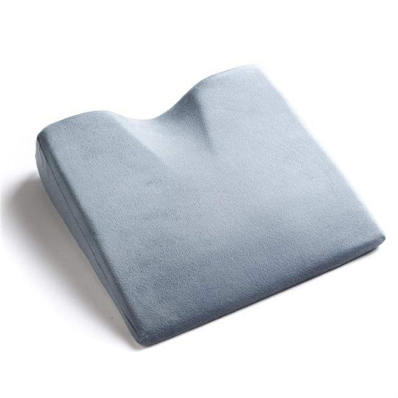 Wedge Grey Memory Foam Wedge Seat Cushion, Grey