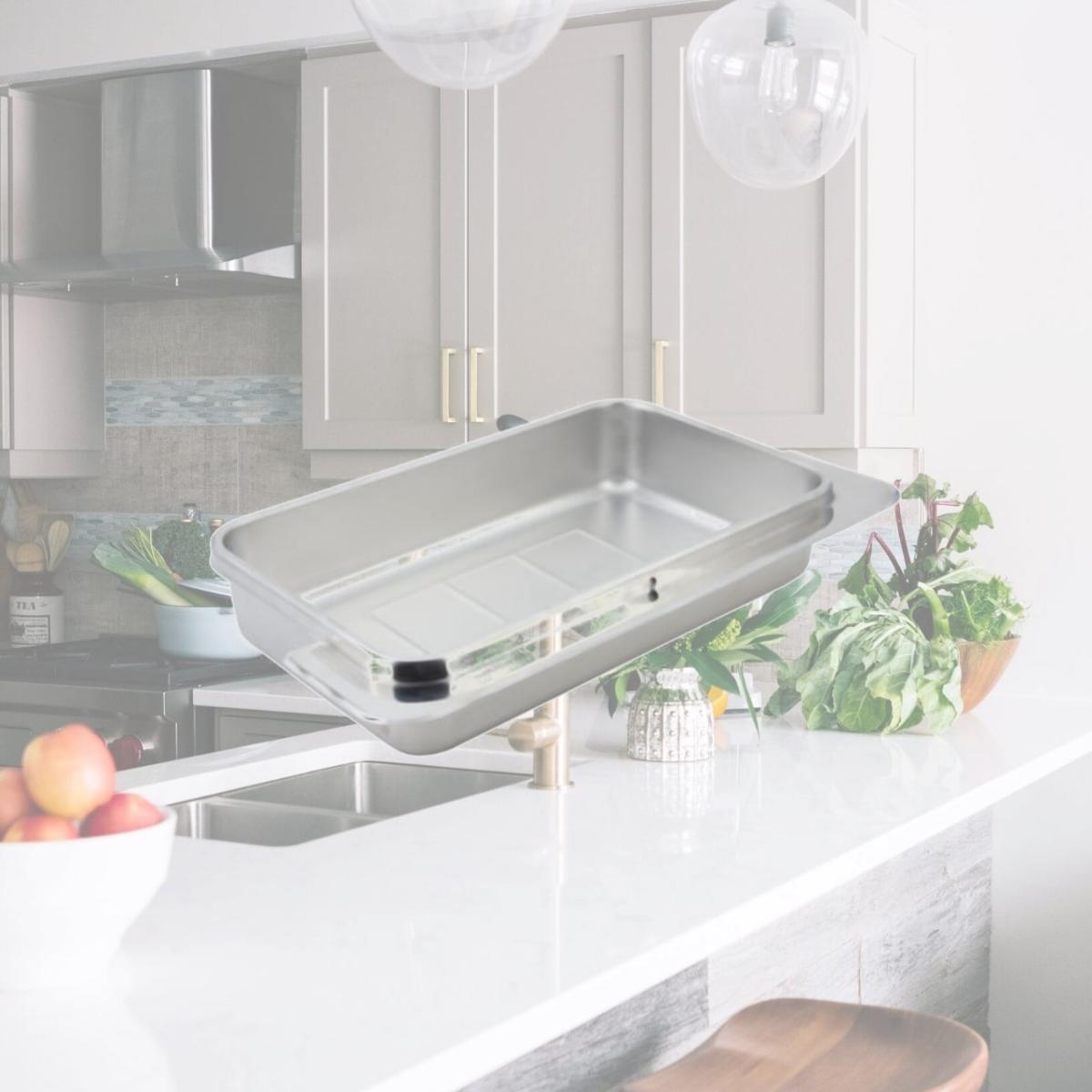 Picture of Bon Chef 11006 Stainless Steel Dripless Rectangle Water Pan