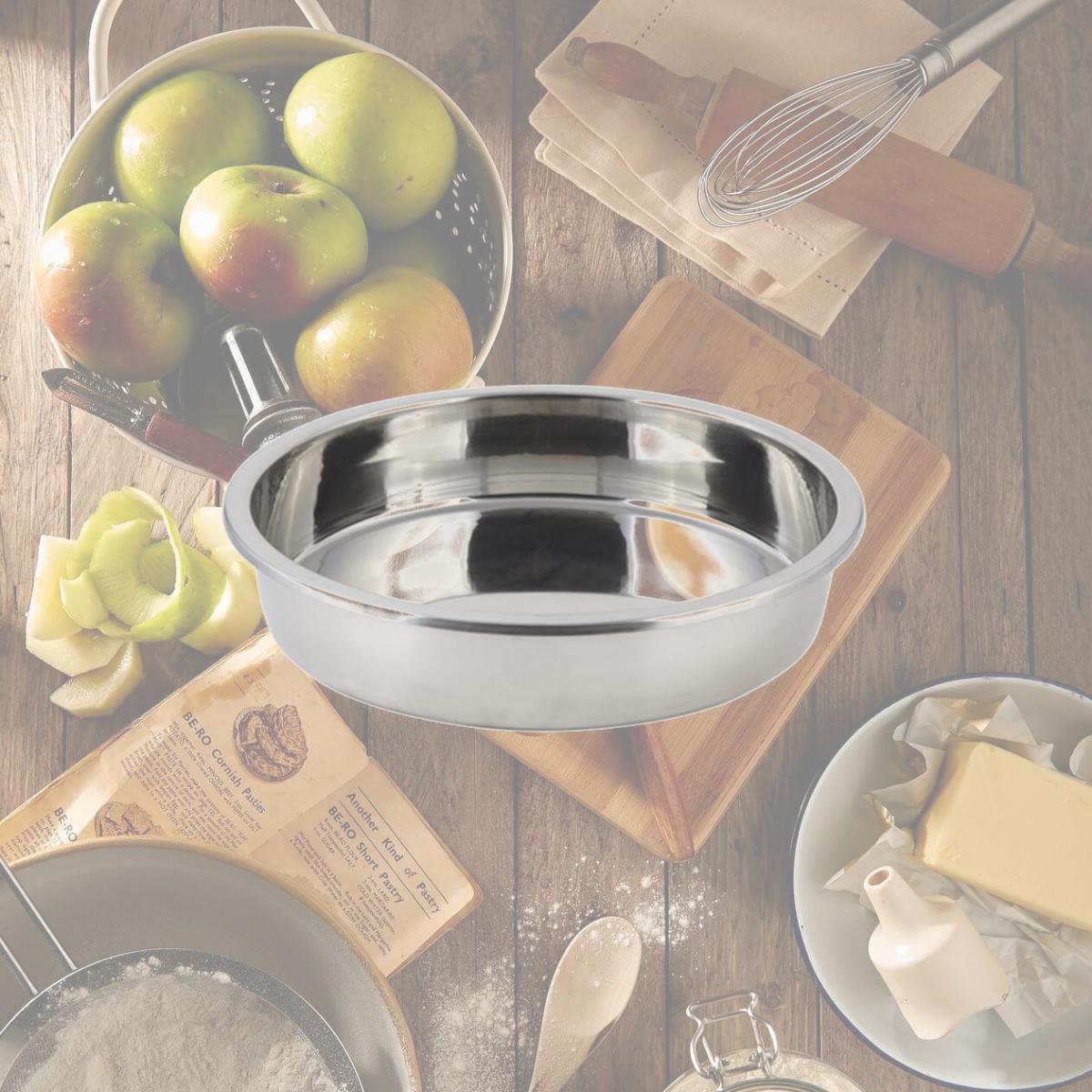 Picture of Bon Chef 12001 15 in. dia. Stainless Steel Full Size Round Food Pan, 2 gal