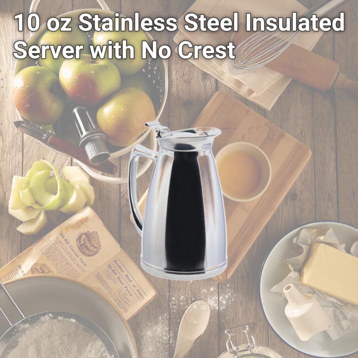 Picture of Bon Chef 4050 10 oz Stainless Steel Insulated Server with No Crest