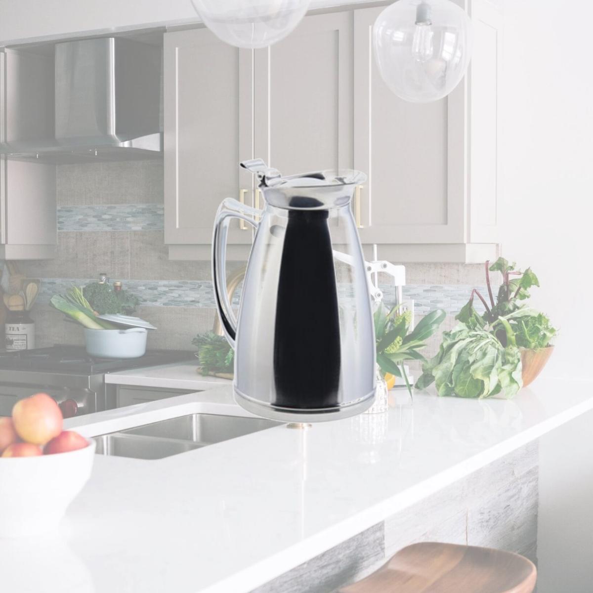 Picture of Bon Chef 4050 10 oz Stainless Steel Insulated Server with No Crest