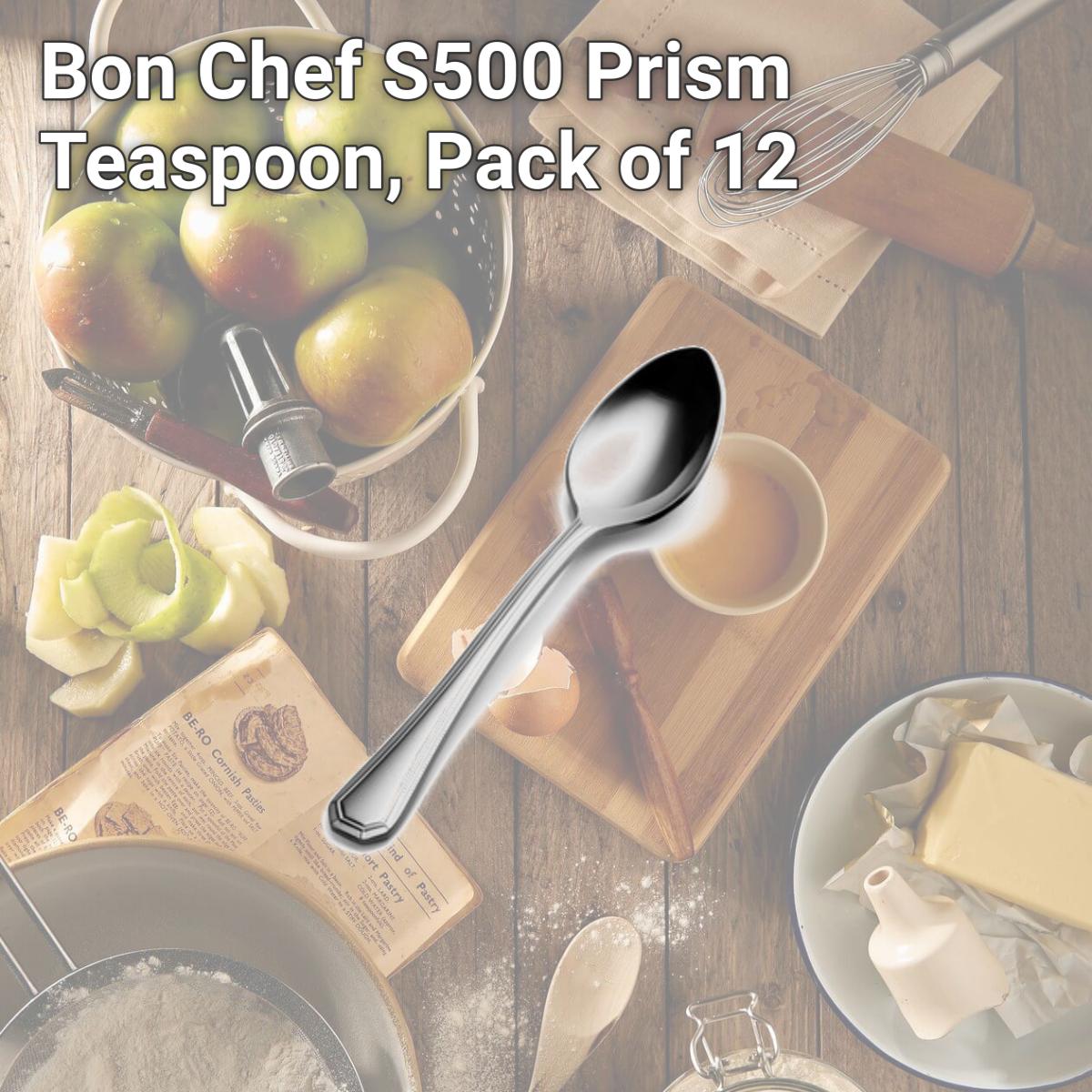 Picture of Bon Chef S500 Prism Teaspoon, Pack of 12
