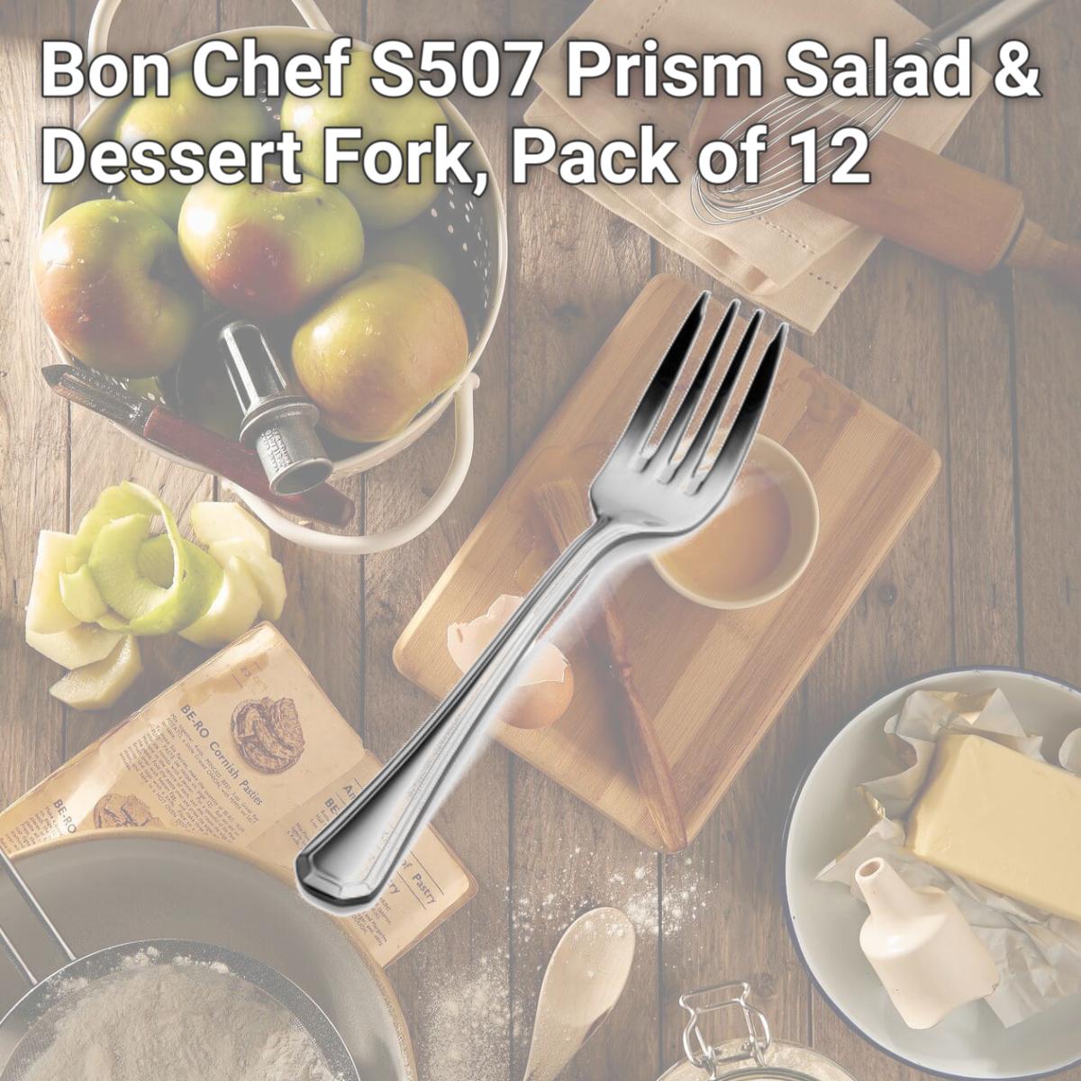 Picture of Bon Chef S507 Prism Salad & Dessert Fork, Pack of 12