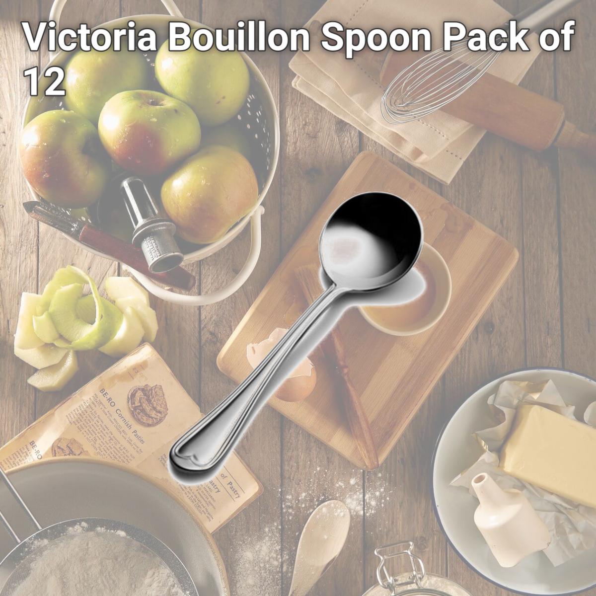 Picture of Bon Chef S601 Victoria Bouillon Spoon, Pack of 12
