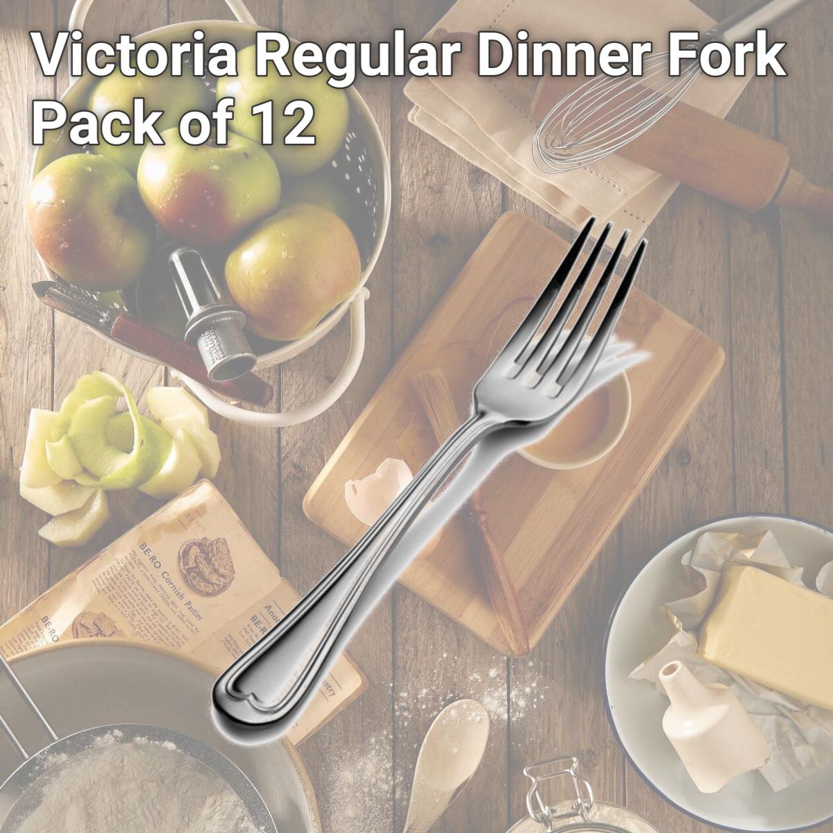 Picture of Bon Chef S605 Victoria Regular Dinner Fork, Pack of 12