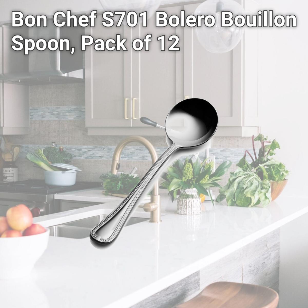 Picture of Bon Chef S701 Bolero Bouillon Spoon, Pack of 12
