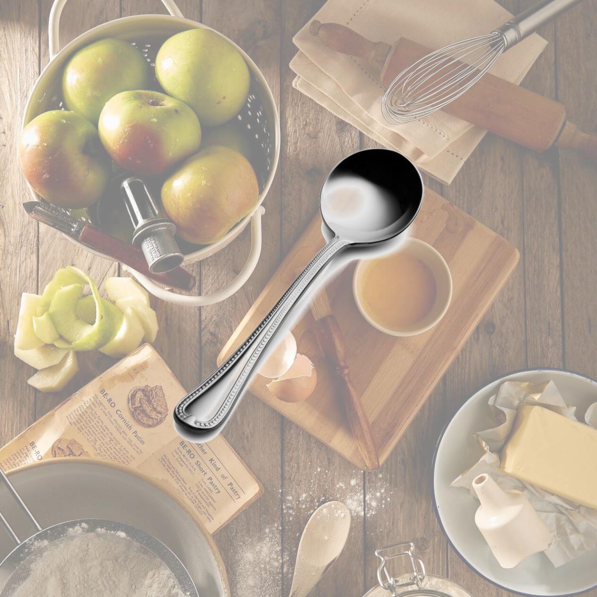 Picture of Bon Chef S701 Bolero Bouillon Spoon, Pack of 12