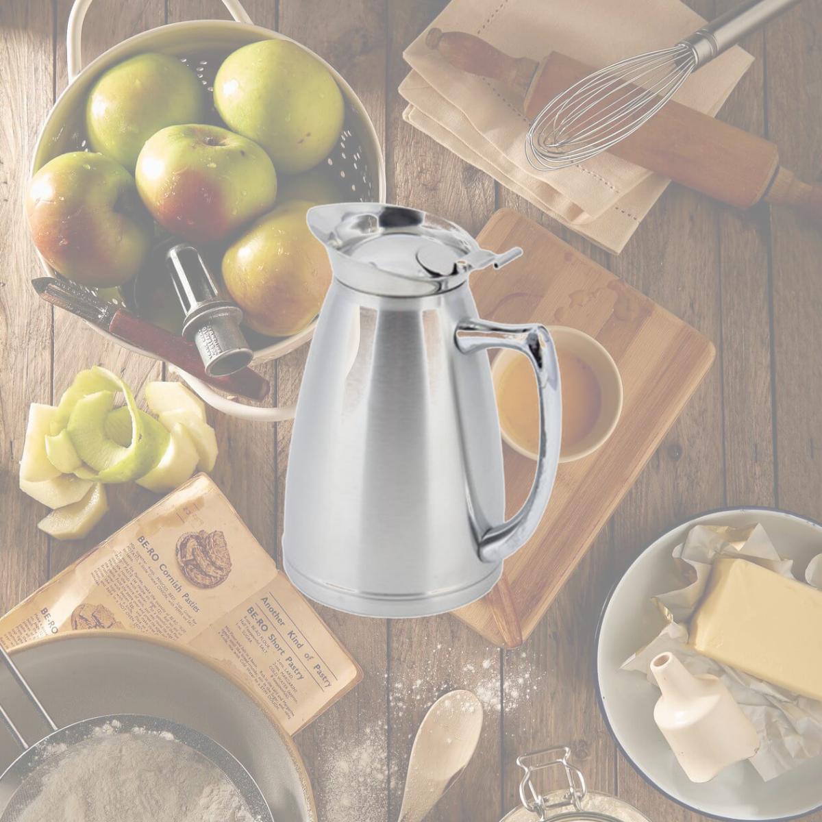 Picture of Bon Chef 4050S 10 oz Stainless Steel Insulated Server with No Crest Satin