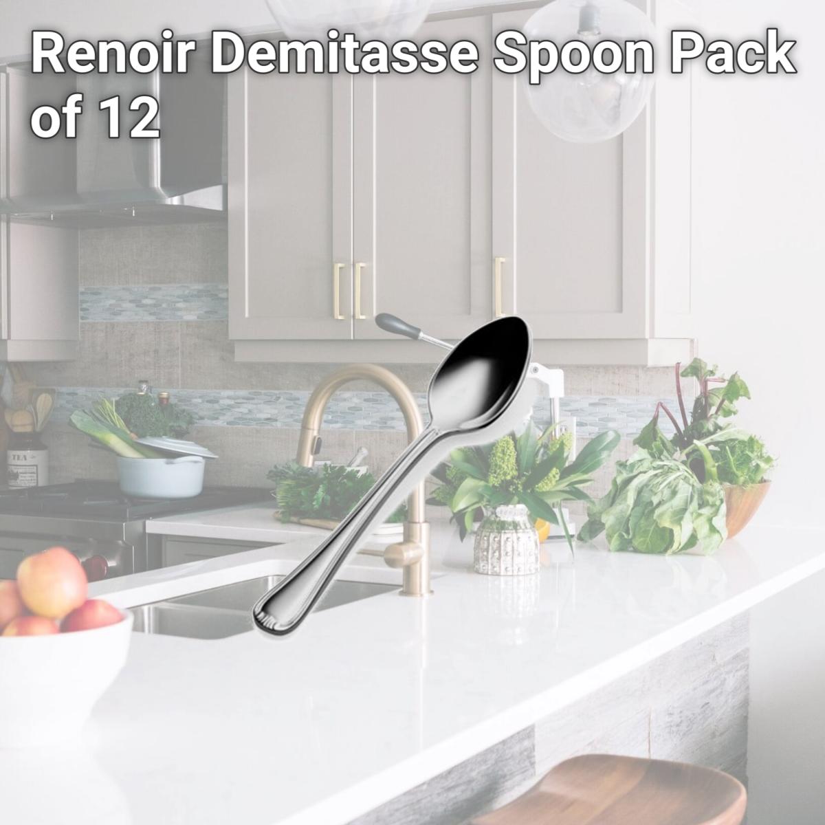 Picture of Bon Chef S916 Renoir Demitasse Spoon, Pack of 12