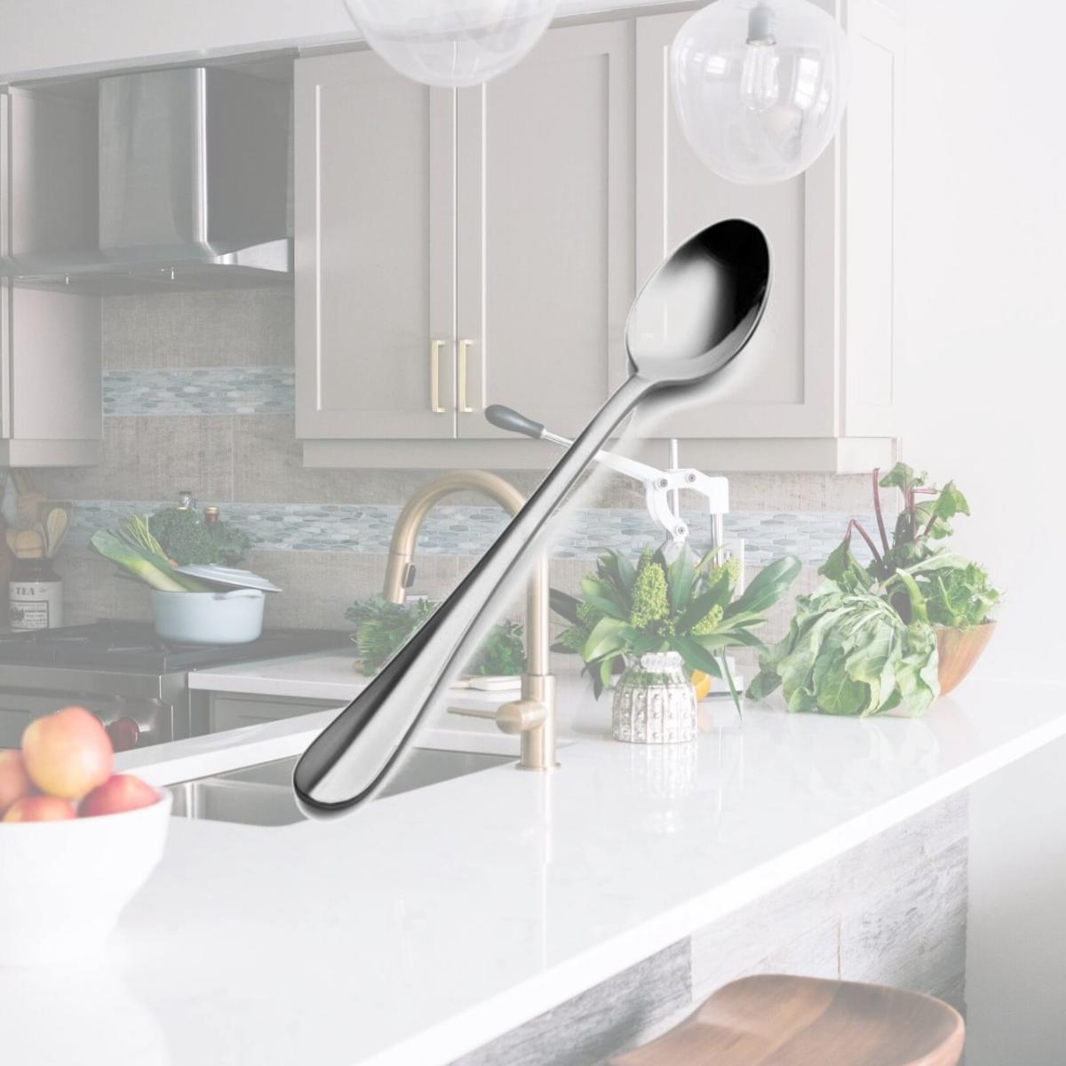 Picture of Bon Chef SBS102 7.38 in. Monroe Ice Teaspoon, Pack of 12