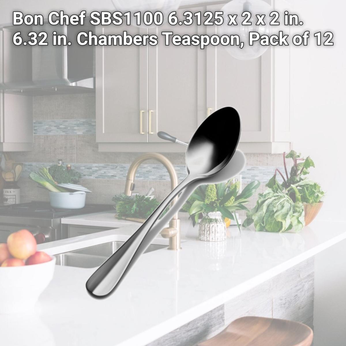 Picture of Bon Chef SBS1100 6.3125 x 2 x 2 in. 6.32 in. Chambers Teaspoon, Pack of 12