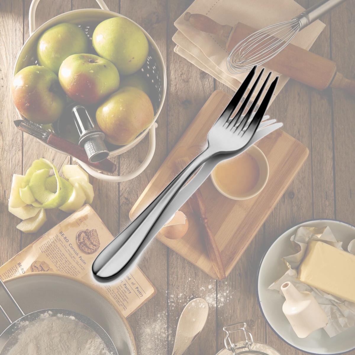 Picture of Bon Chef SBS1107 7.17 in. Chambers Salad & Dessert Fork, Pack of 12