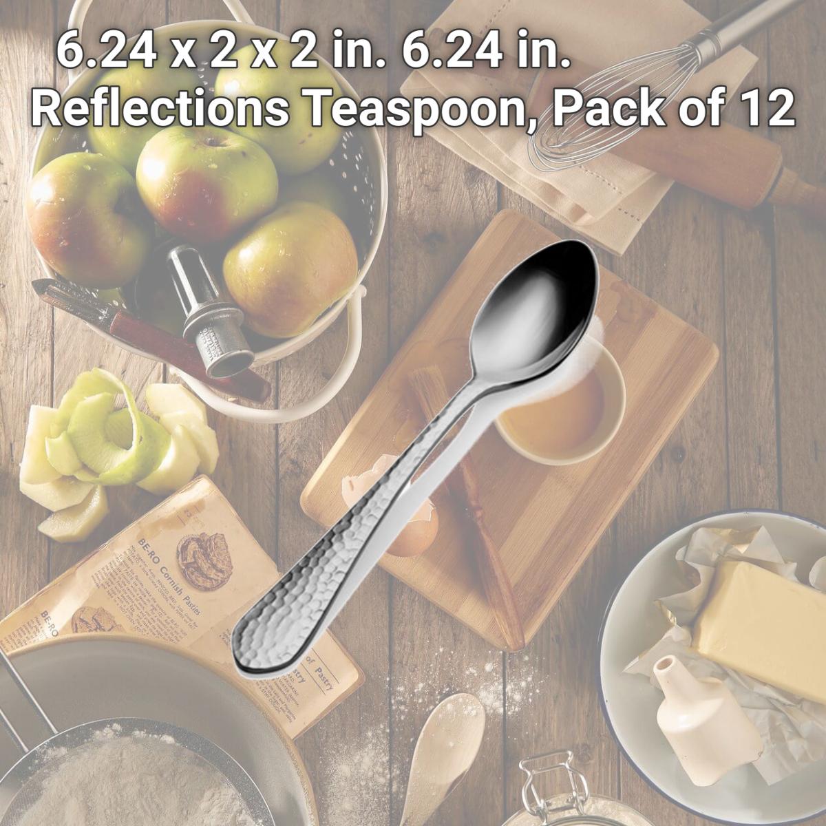 Picture of Bon Chef SBS1200 6.24 x 2 x 2 in. 6.24 in. Reflections Teaspoon, Pack of 12