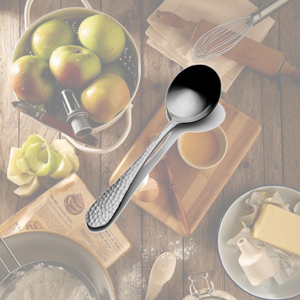 Picture of Bon Chef SBS1201 6.28 x 2 x 2 in. 6.28 in. Reflections Bouillon Spoon, Pack of 12