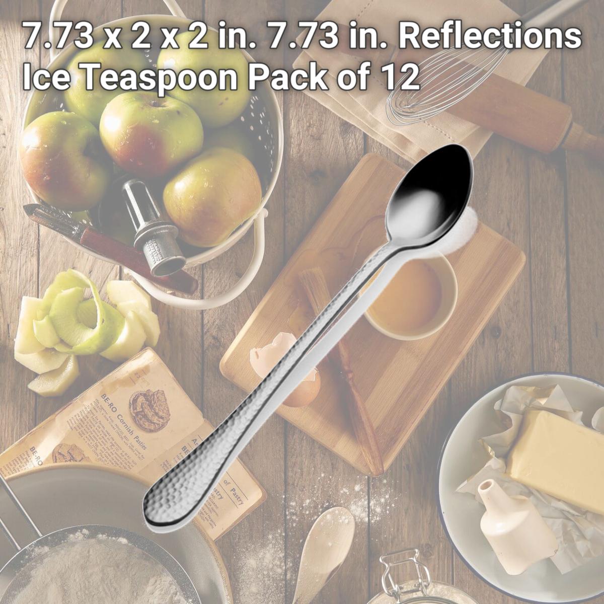 Picture of Bon Chef SBS1202 7.73 x 2 x 2 in. 7.73 in. Reflections Ice Teaspoon, Pack of 12